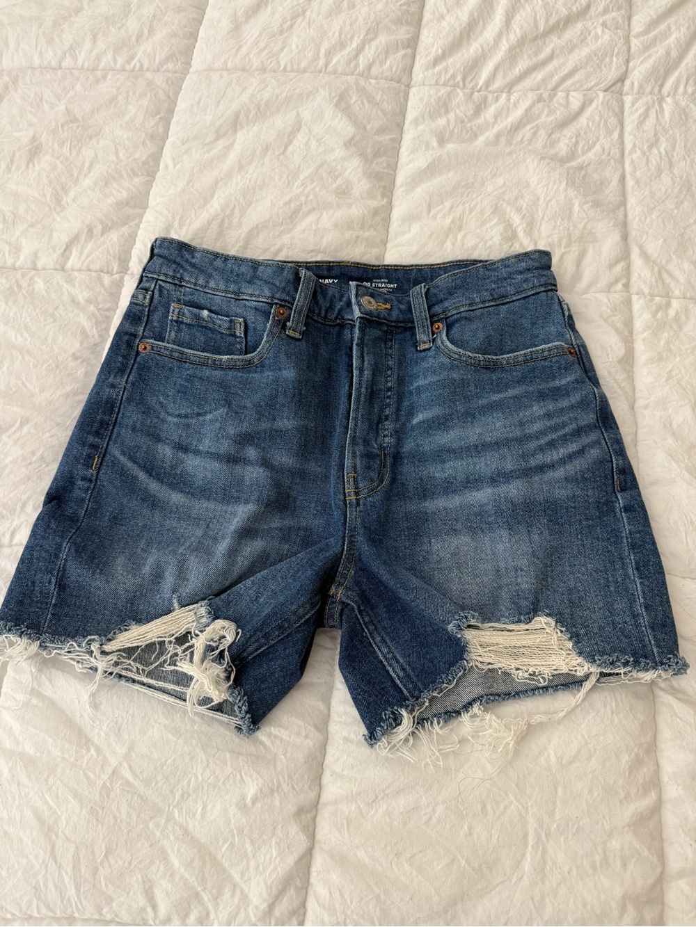 Old Navy Dark Blue Denim Jean Shorts